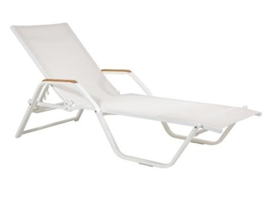 Ξαπλώστρα Majorca/W 01-00-398 70x198x33/50cm White
