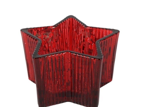 Βάση Ρεσώ Αστέρι 013.812476 11x11x7cm Red