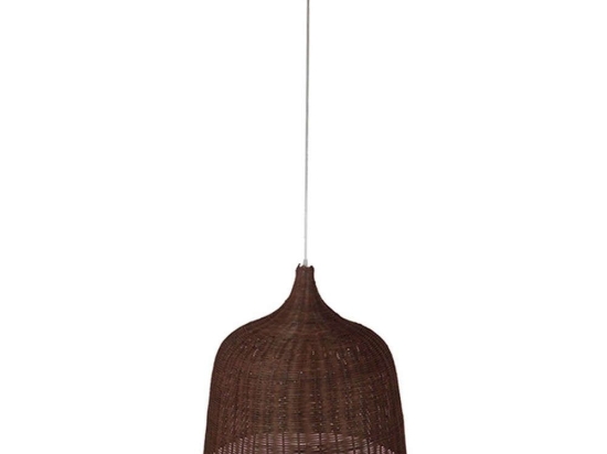 Φωτιστικό Οροφής Bahamas 01369 1xΕ27 Φ60x60cm Dark-Brown GloboStar