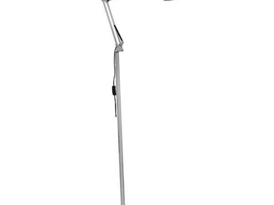 Φωτιστικό Δαπέδου Audrey 01469 1xE27 Φ15cm 73cm Silver GloboStar