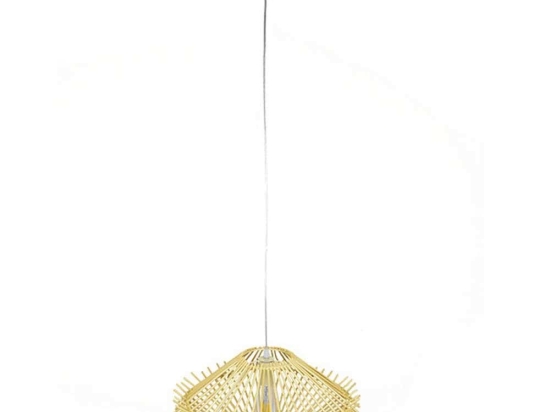Φωτιστικό Οροφής Sasso 01601 1xΕ27 Φ50x23cm Beige GloboStar