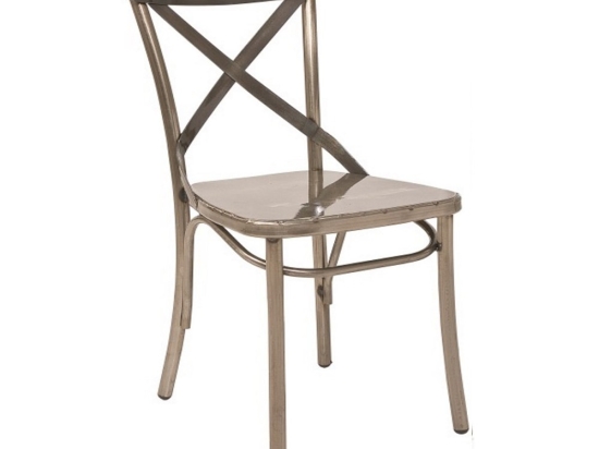 Καρέκλα Vaterlo 02-00-0470 51x42x88cm Bronze