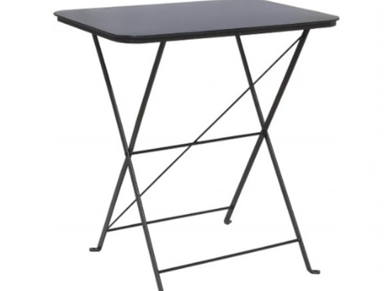 Τραπέζι Πτυσσόμενο Bistro/F 02-00-1037 75x55x71cm Black