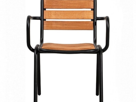 Καρέκλα Canyon/P-T 02-00-1358 57x61x85cm Black-Oak