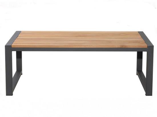 Τραπέζι Κήπου Falcon/T2-L 02-00-1433 114,5x67x40cm Anthracite-Teak