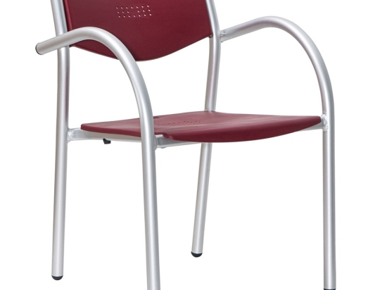 Καρέκλα Orlando/A 02-00-1471 59x55x79cm Bordo