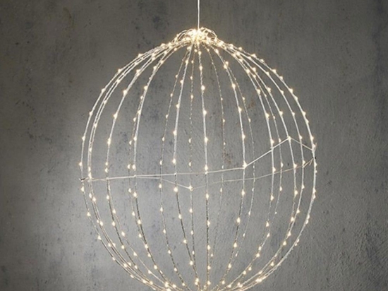 Χριστουγεννιάτικη Μπάλα Με 400 LED 02.1106520 60cm White