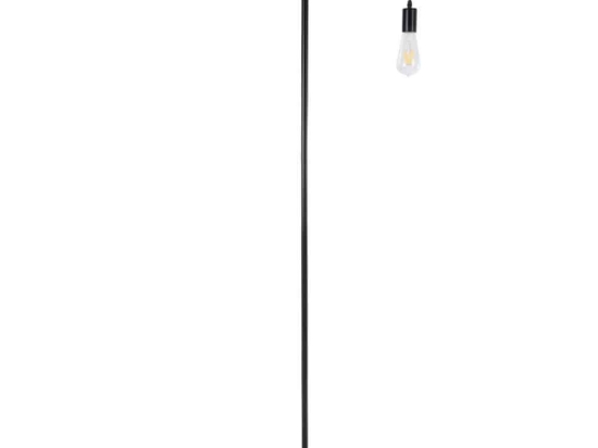 Φωτιστικό Δαπέδου Mindelo 02033 35x24x150cm 1xE27 Beige-Black GloboStar