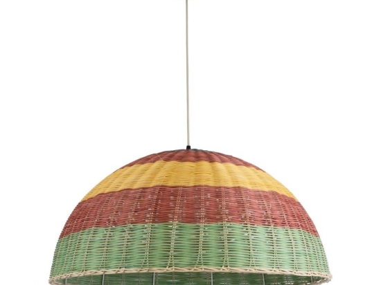 Φωτιστικό Οροφής Κρεμαστό Caballeros 02061 Boho 1xE27 IP20 70x34cm Multi GloboStar