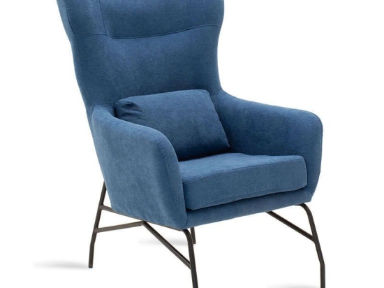 Πολυθρόνα - Μπερζέρα Rimbo 024-000014 66x81x102cm Blue