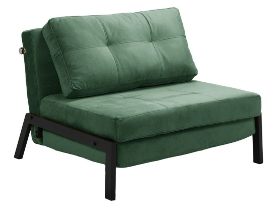 Πολυθρόνα - Κρεβάτι Fancy 024-000044 95x98x70cm Dark Green