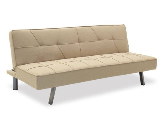 Καναπές-Κρεβάτι Travis 3θέσιος 035-000025 Μπεζ 175x83x74 Ξύλο,Ύφασμα