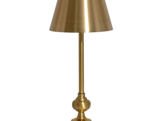 Φωτιστικό Επιτραπέζιο 035-125-111 20x52cm Ε27 60W Gold