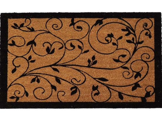 Πατάκι Εισόδου Με Λάστιχο 05.140461074 45x75cm Natural-Black 45X75