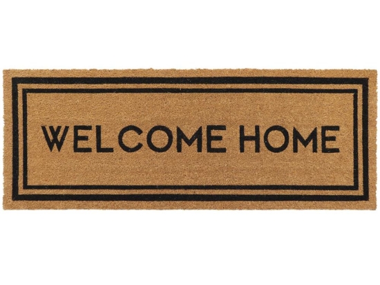 Πατάκι Εισόδου Welcome 05.862051002 45x120cm Brown-Black 45Χ120