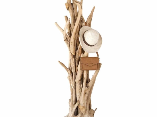 Καλόγερος HM9367 170-200cm Από Μασίφ Ξύλο Teak Natural Ξύλο