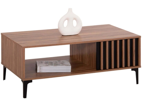 Τραπέζι Σαλονιού Harry HM18007.01 110x60x43,5cm Black-Natural