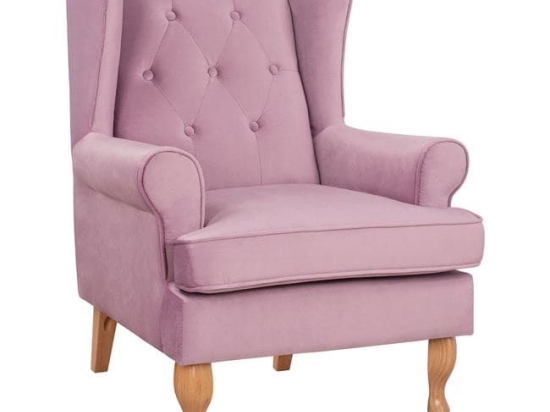 Πολυθρόνα Μπερζέρα Lilac Brandon 81Χ83Χ101Υ εκ.HM3073.12 Βελούδο