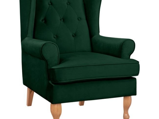 Πολυθρόνα Μπερζέρα Dark Green Brandon 81Χ83Χ101Υ εκ.HM3073.13 Βελούδο