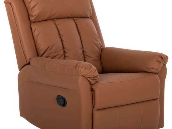 Πολυθρόνα Μασάζ Happer HM9785.12 76x94x102cm Brown Τεχνόδερμα
