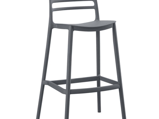 Σκαμπό Bar Snod HM6099.03 37,2x50x101,5cm Grey
