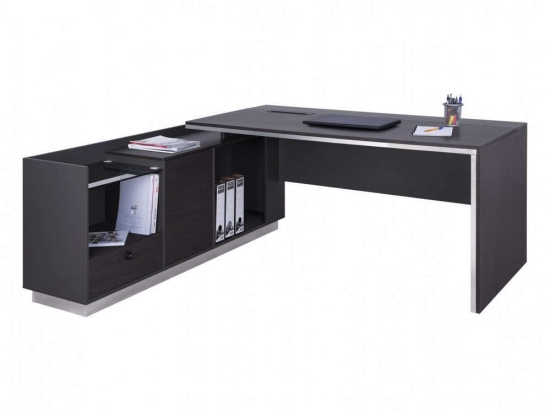 Γραφείο Αριστερή Γωνία HM2112L 200X170X76Υcm Rosewood