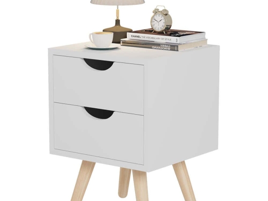 Κομοδίνο Dinkl HM2472.03 29,7x29,7x45cm White