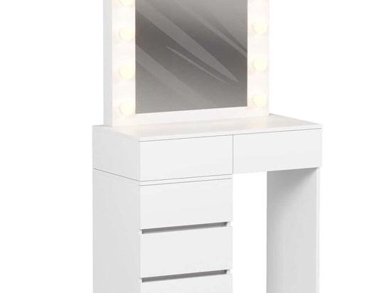 Τουαλέτα Με Καθρέπτη & Φως Led Beyon HM2500.03 80x40x140cm White