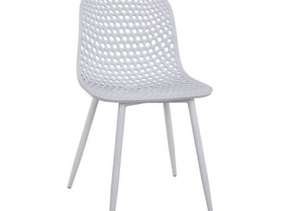 Καρέκλα Milana HM8512.01 White 45X51X84Υ εκ. Σετ 4τμχ Πολυπροπυλένιο