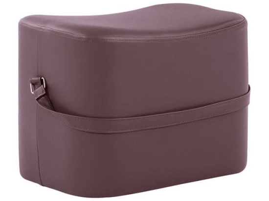 Σκαμπό Beate Purple HM8630.16 51x34x35Υ εκ. Τεχνόδερμα