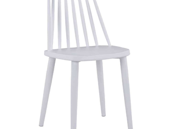 Καρέκλα Vanessa HM8052.11 43x46,5x82cm White Σετ 4τμχ Μέταλλο,Πολυπροπυλένιο