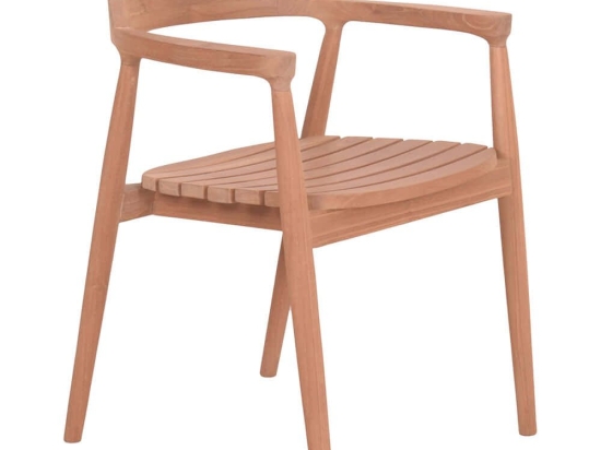 Πολυθρόνα Frem HM18107 55x53x78cm Natural