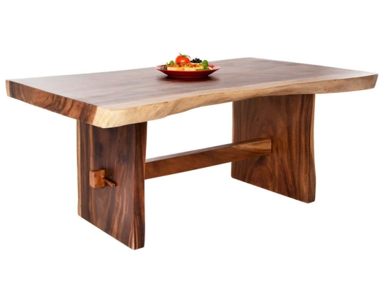 Τραπέζι Ulyses HM9888 160x90x78cm Natural Ξύλο