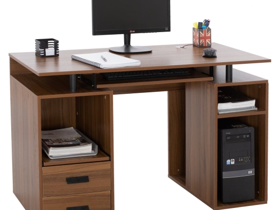 Γραφείο Status HM2026.03 120Χ55Χ76cm Walnut