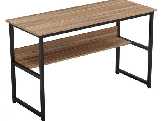 Γραφείο HM2131.02 120X50X75cm Walnut Black