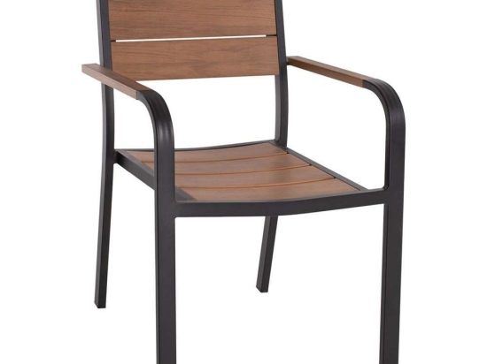 Πολυθρόνα Saga HM5127.03 56x55x85,5cm Black