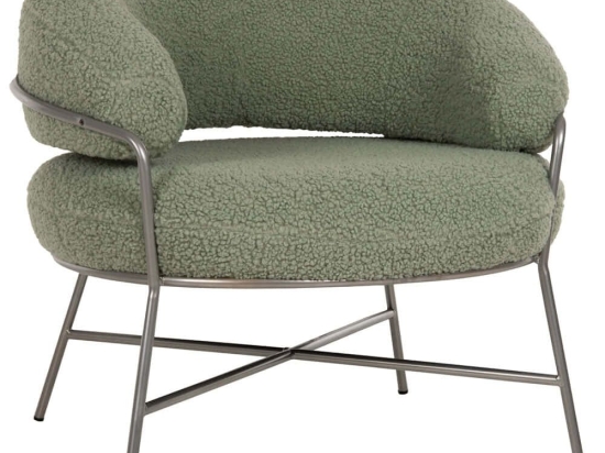 Πολυθρόνα Trudi Μπουκλέ HM8639.27 84x79x76cm Olive