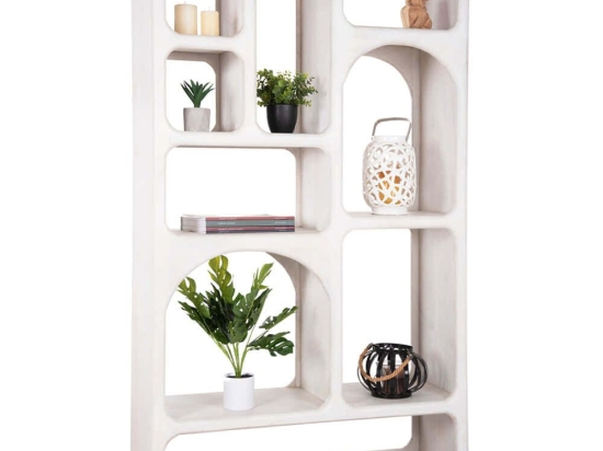 Βιβλιοθήκη Handyr HM9707 100x35x165cm White