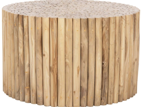 Τραπέζι Σαλονιού Cooter HM9863 Φ80x50cm Natural