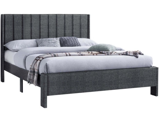 Κρεβάτι Kreden (Για Στρώμα 160x200cm) HM686.01 170x217x116cm Grey Διπλό