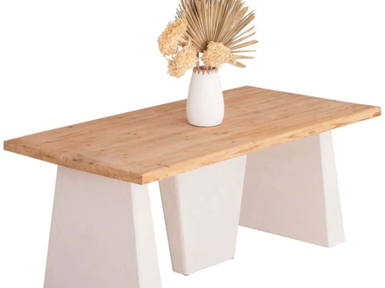 Τραπέζι Santorini HM18042 179x90x75cm White Mdf,Ξύλο