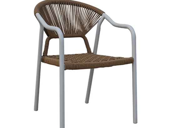 Πολυθρόνα Αλουμινιου Sasta 6.0202 56x64x81cm White Zita Plus