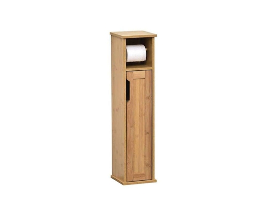 Ντουλάπι Μπάνιου Bamboo 06.9912195 18x18x76cm Brown Mdf