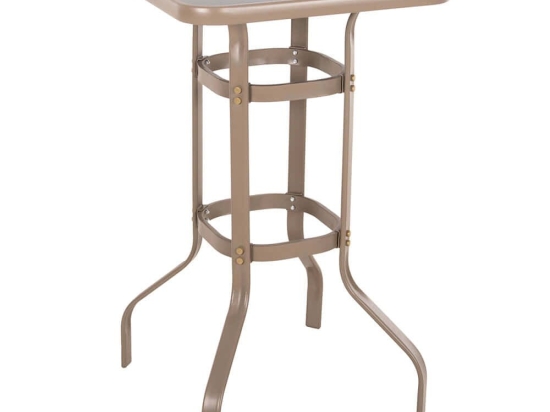 Τραπέζι Bar Figgy HM6066.04 60x60x100cm Champagne