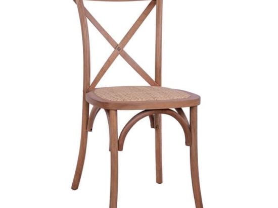 Καρέκλα Owen Honey HM8575.01 45x55,5x90 εκ. Ξύλο,Ψάθα