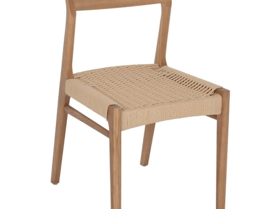 Καρέκλα Pontus HM9322.01 47x52x80cm Natural Ξύλο,Σχοινί