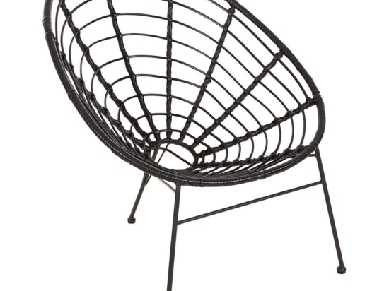 Πολυθρόνα Φωλιά Allegra HM5458.12 73x78x88cm Black