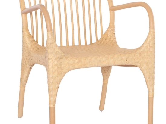 Πολυθρόνα Gibbon HM9957.01 62x55x82cm Natural Rattan