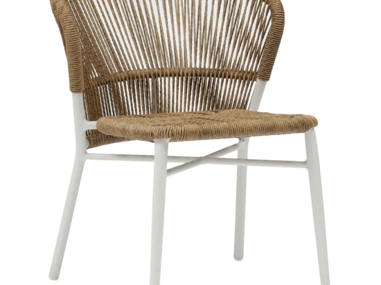 Καρέκλα Lynn HM6267.02 57x61x79cm Natural-White