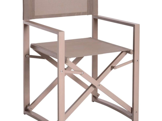 Πολυθρόνα Σκηνοθέτη Dupre HM5094.03 57x48,5x85,5cm Champagne
